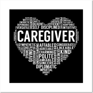 Caregiver Heart Posters and Art